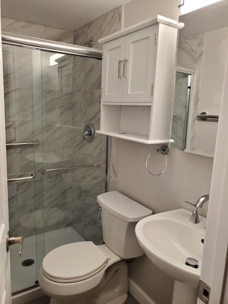 Complete bathroom remodel. All new.